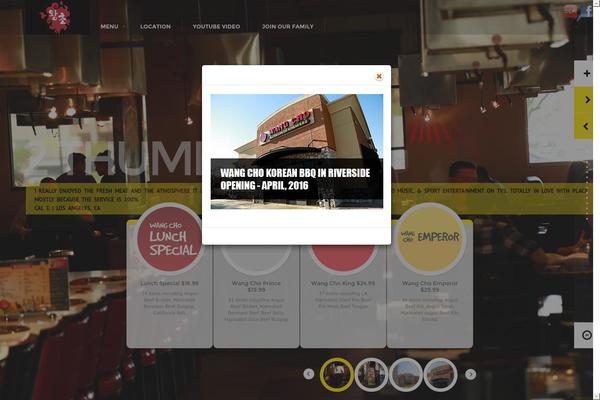 iCarus theme site design template sample
