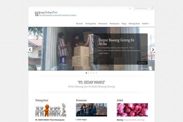 Chameleon theme site design template sample