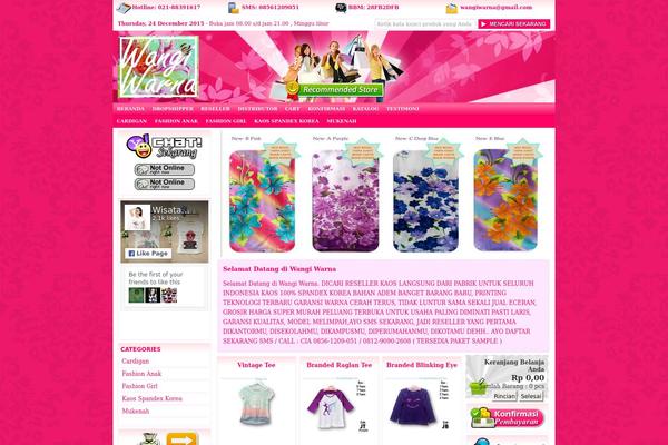 wangiwarna.com site used Indostore4-2pers