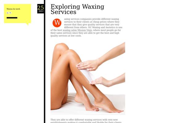 Esquire theme site design template sample