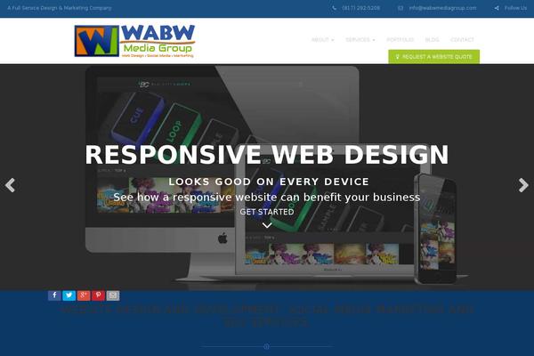 Bootstrap Basic theme site design template sample