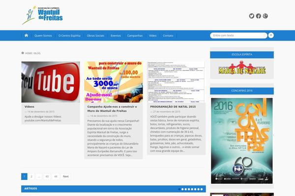 Site using Super Socializer plugin