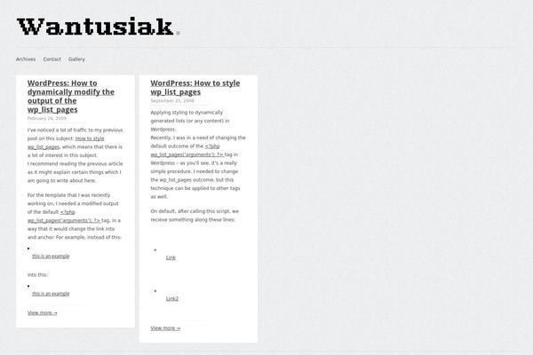 Gridly theme site design template sample