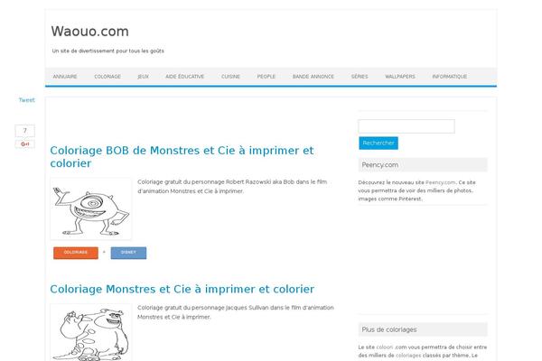 Iconic One theme site design template sample