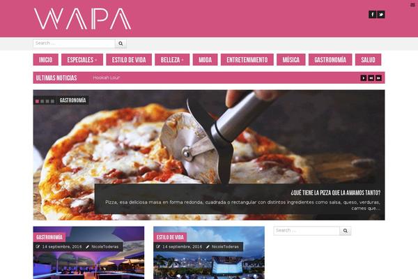 Powermag theme site design template sample
