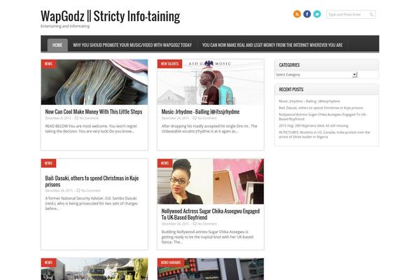 Pressimo theme site design template sample