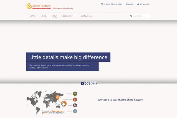 pandora theme site design template sample