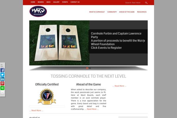 Small Business theme site design template sample