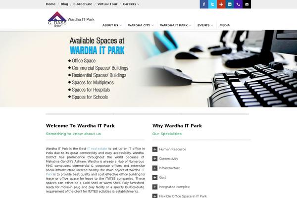Site using OTW Portfolio Light plugin