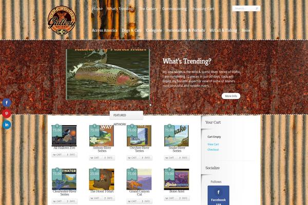 Boutique theme site design template sample