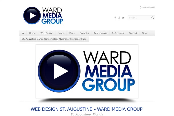 Aqua theme site design template sample