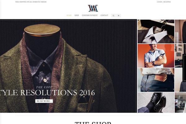 wardrobe WordPress theme, websites list used wardrobe theme wardrobe theme websites examples