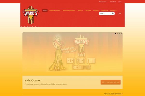 wardsrestaurants.com site used Woothemes