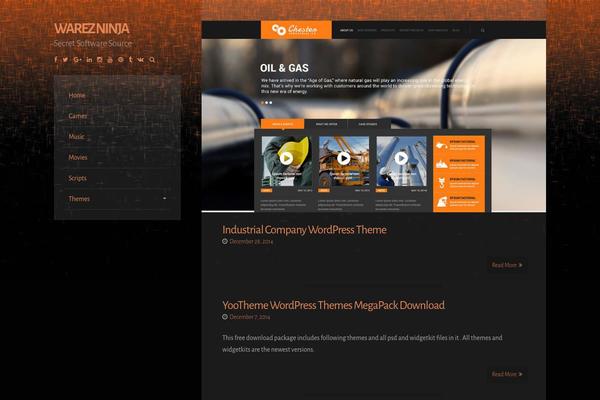 Storto theme site design template sample