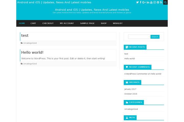 Ribosome theme site design template sample