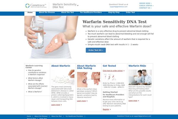 warfarindna.com site used Avada-child-warfarindna