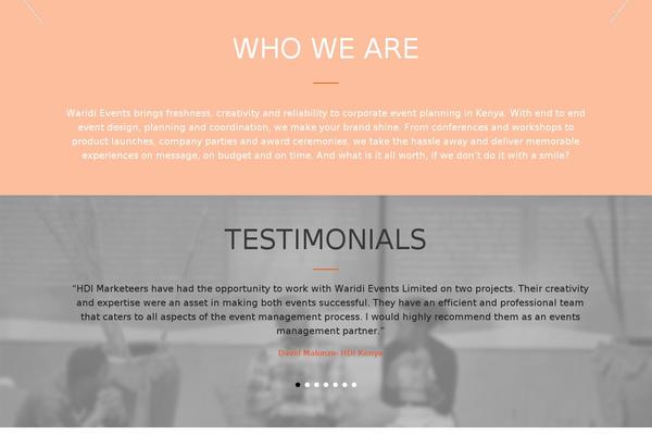 Twenty Twelve theme site design template sample