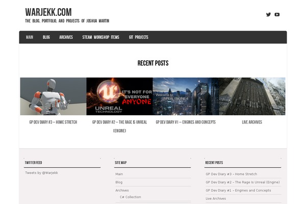 Striker theme site design template sample