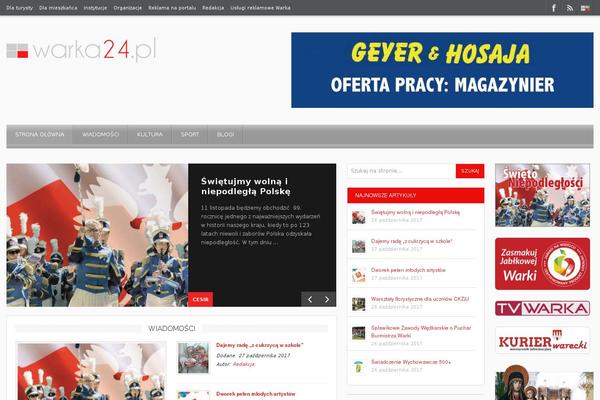 MagMan theme site design template sample