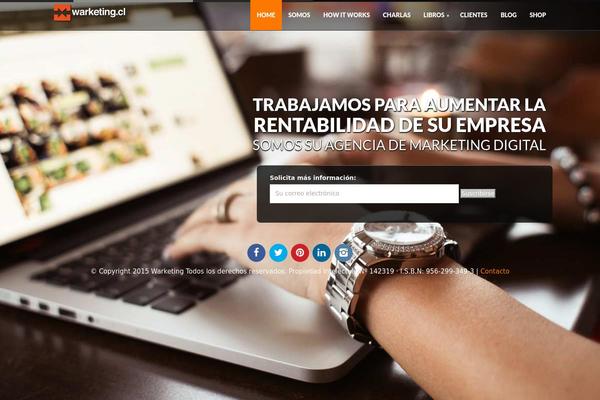 warketing.cl site used Bivio