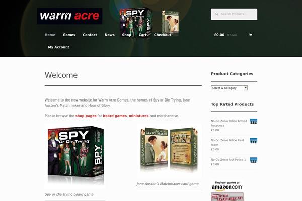 Storefront theme site design template sample