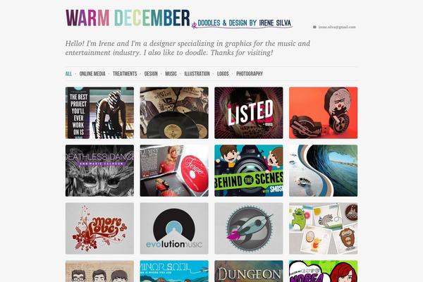 warmdecember.com site used Alphine