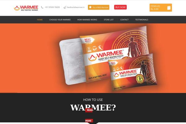 warmee.in site used Vinty