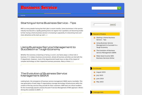 Arb theme site design template sample