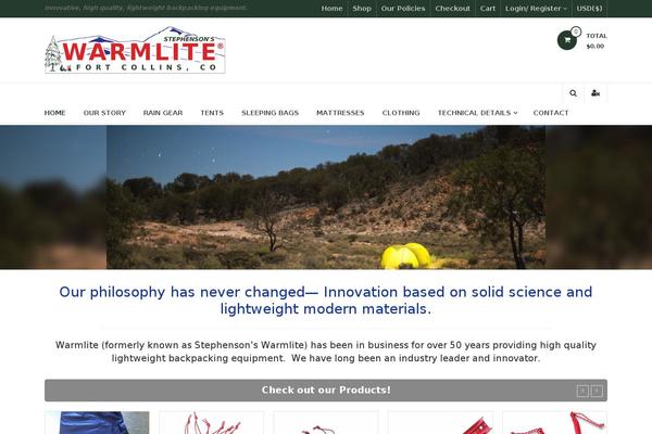warmlite.com site used Wpa_storefront_1.2.2