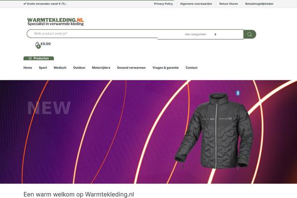 Electro theme site design template sample