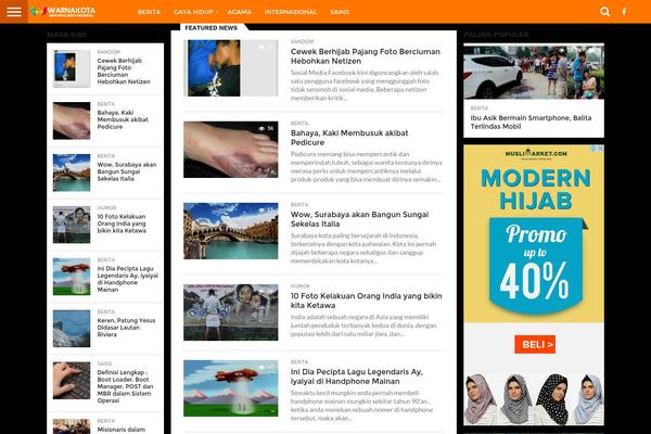 Flex Mag theme site design template sample