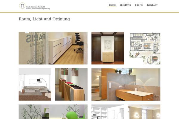 Ambient theme site design template sample