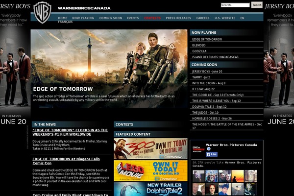 warnerbros theme websites examples
