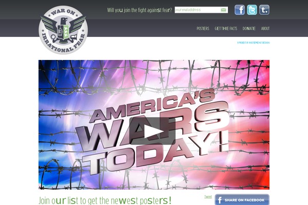 waronirrationalfear.com site used War