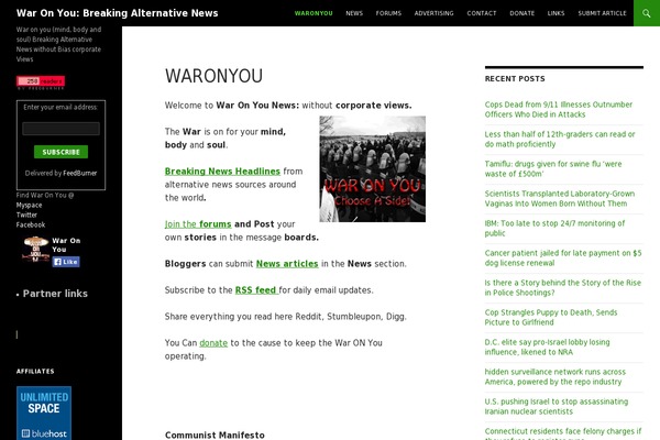 WordPress website example screenshot