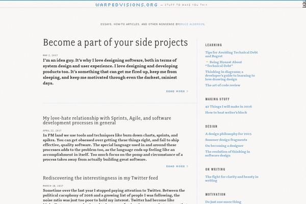 Site using Wp-markdown plugin