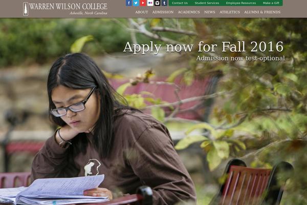 warren-wilson.edu site used Warrenwilson-theme
