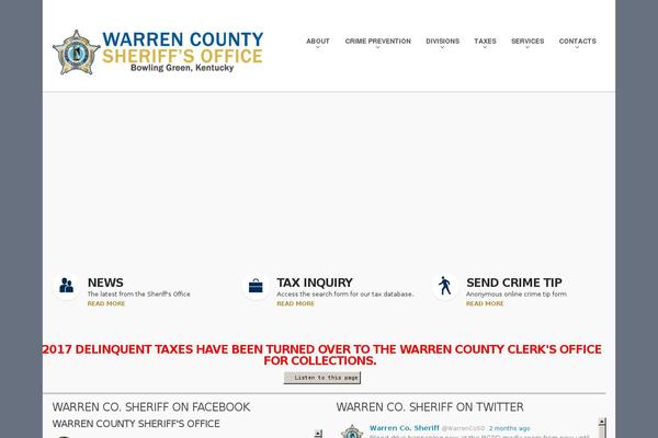 Cherry Framework theme site design template sample