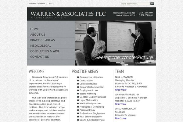 Site using WordPress Content Slide plugin