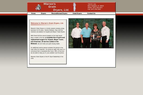 warrensgraindryers.com site used Warren