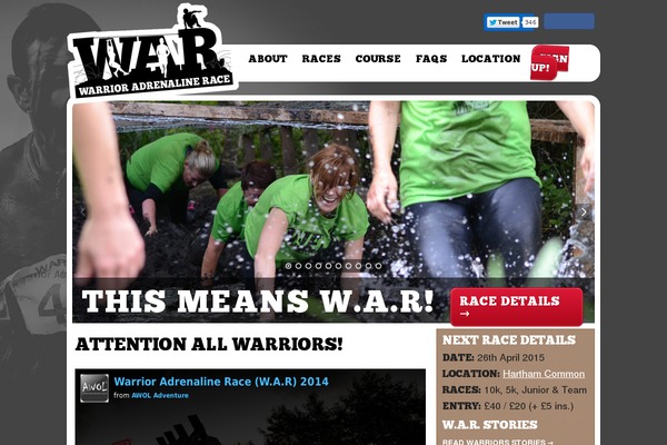warrioradrenalinerace.co.uk site used War