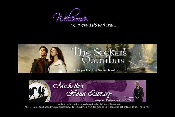 Shadow theme site design template sample