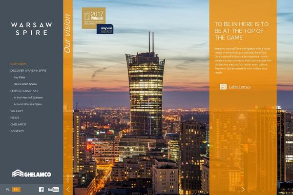 WS theme site design template sample