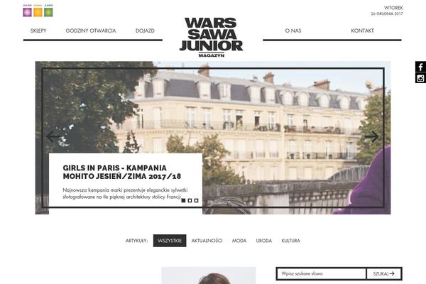 Site using WP Sticky Social plugin