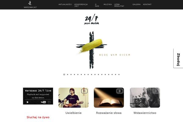 Site using TAB SLIDE plugin