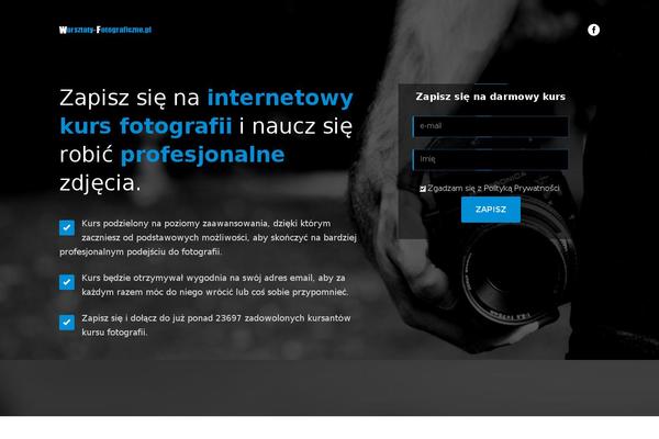 Site using WordPress Landing Pages plugin