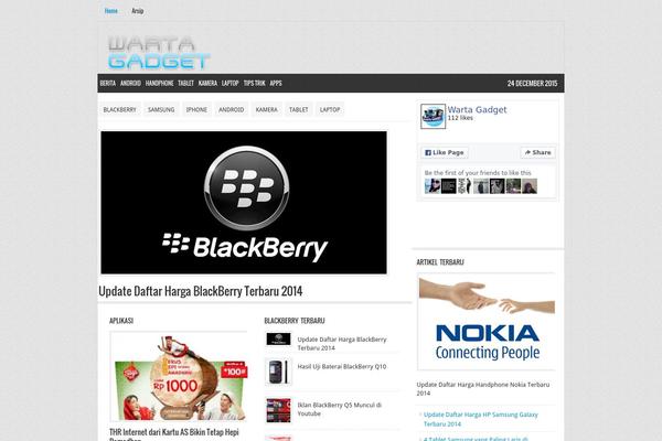 News theme site design template sample
