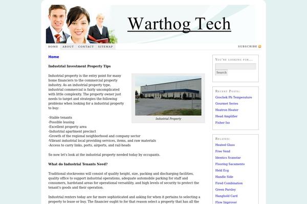 Thesis 1.8.6 theme site design template sample