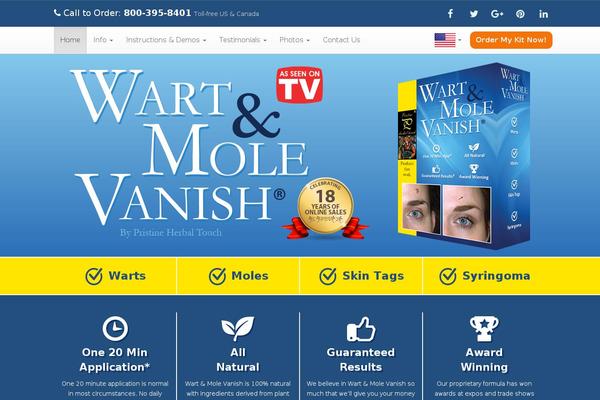 Pristine theme site design template sample