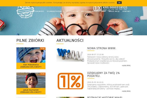 wartojestpomagac.pl site used Rcom